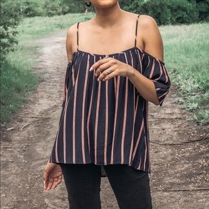 Marina Cold Shoulder Top